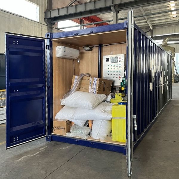 Integrated Portable Packaged Automatic Wastewater Sewage Treatment Plant System for Food Service Hotel