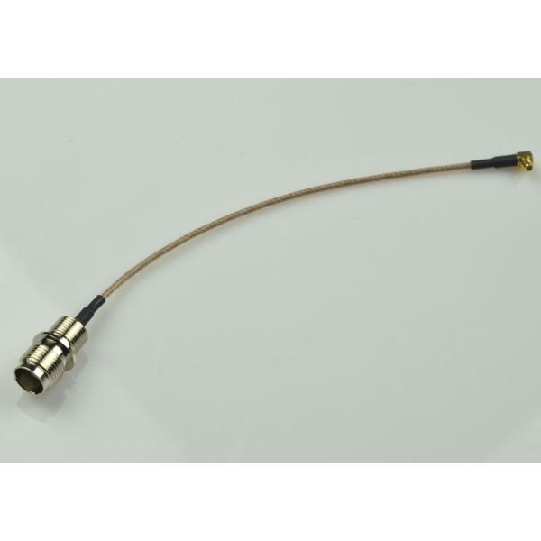 TNC Female To MMCX Right Angle Rf Coaxial Cable Assembly RG 178 50 OHM