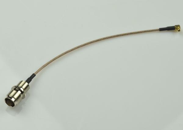 TNC Female To MMCX Right Angle Rf Coaxial Cable Assembly RG 178 50 OHM