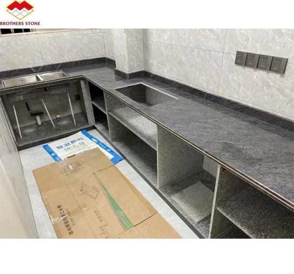 Polished Vizag Blue Granite Tiles in Modern Style for Kitchen Countertop and Flooring