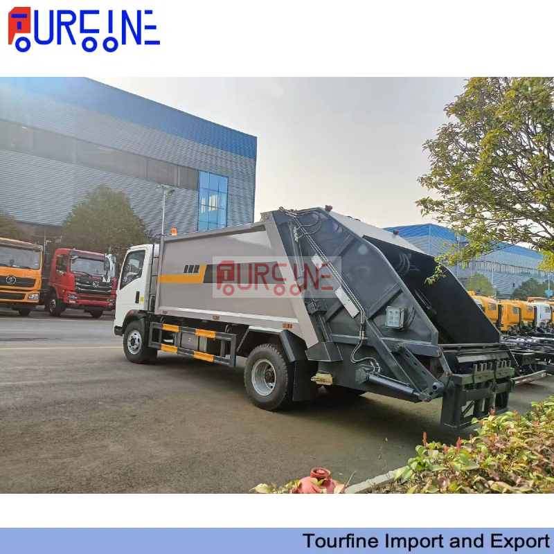 10CBM Hydraulic Garbage Truck HOWO 6 Wheel Chassis for Municipal Waste Collection