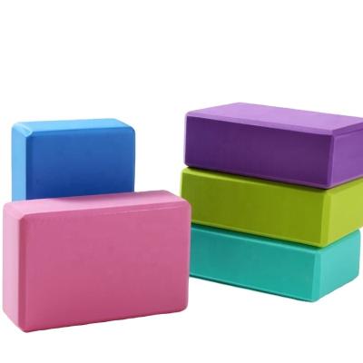 80mm L230MM Blue Large Foam Yoga Blocks Recycled Eco Core Training
