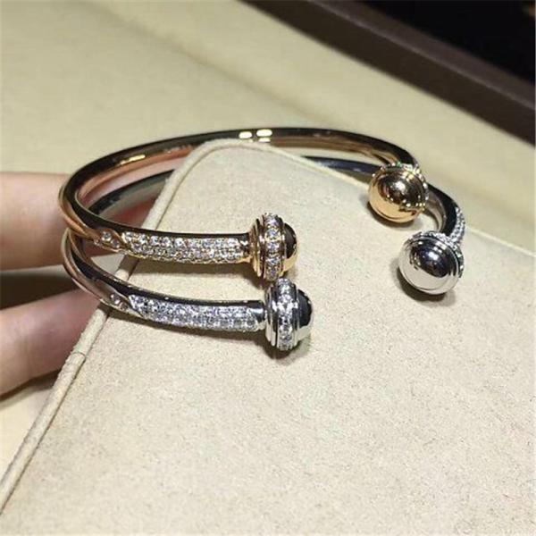 Luxury jewe factory bracelet  gold diamond 18k gold  white gold yellow gold rose gold diamond bracelet