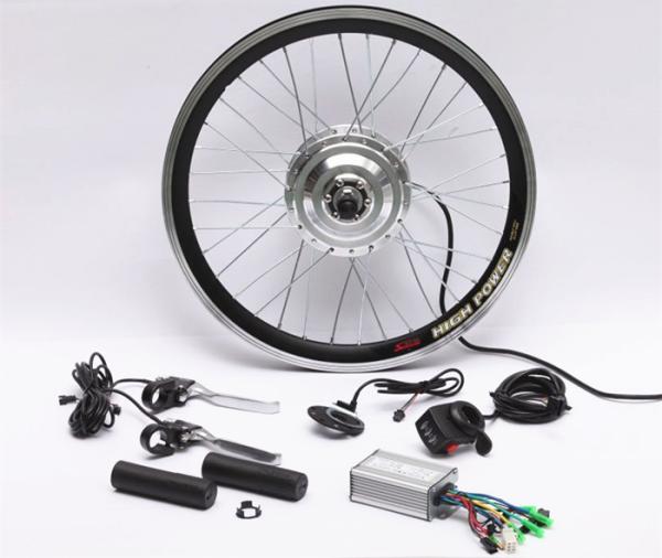 26 Alloy Rim Off Road Electric Bike Conversion Kit With Bottle Type Lithium Battery