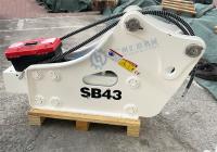 Type particulier Jack Hydraulic Rock Breaker For de Soosan Mini Hammer SB43 6-9 tonnes d'excavatrice