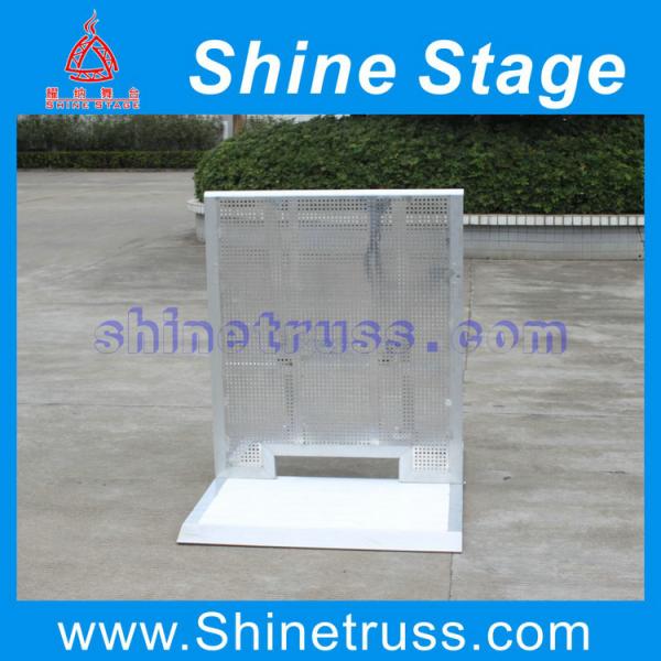 Manufacturer of aluminum crash barrier Alumium Crowd control barrier mojo barrier