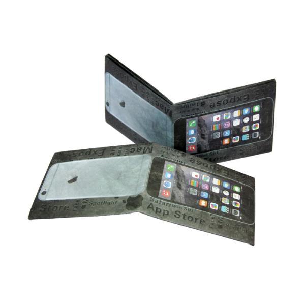 Carton Black Tyvek Wallet Waterproof 1082D Recycled Full Printing Custom Logo