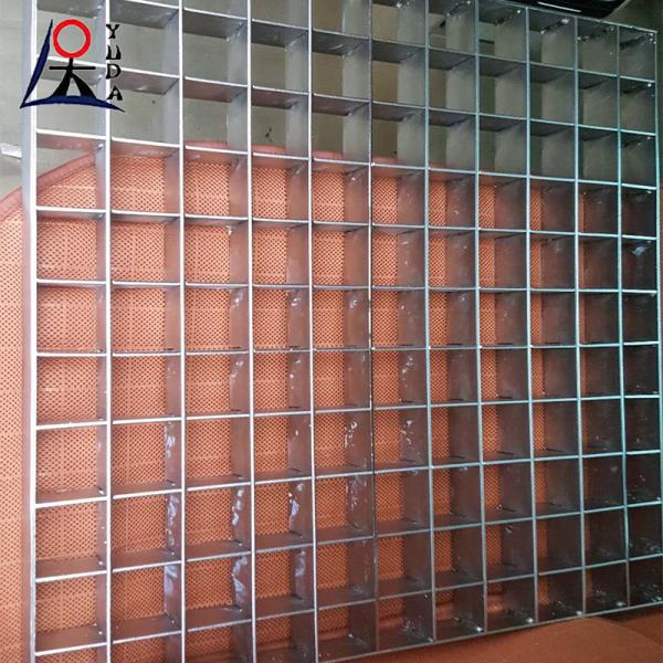 Custom Metal Catwalk Grating Building Materials Hot - Dip Galvanized Mild Steel Grille