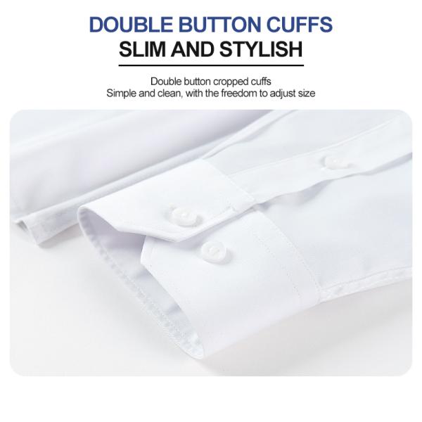 Весенняя мужская рубашка с длинными рукавами на четыре сезона с водонепроницаемым и нержавеющим материалом