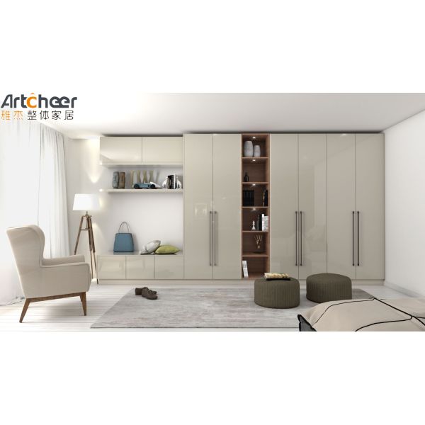 Modern Stylish Eco-Friendly Wardrobe with Customized Size for Bedroom Furniture