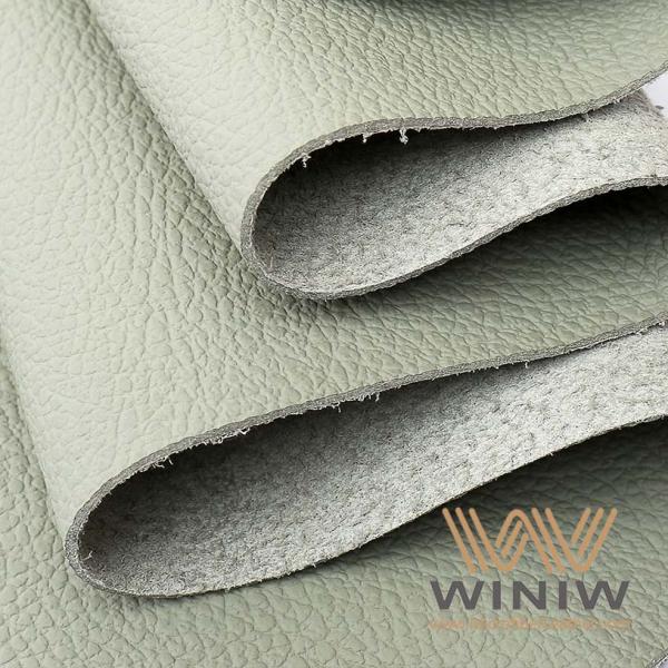 Textured Lychee Pattern PU Leather Soft Solid Color 1.4mm Thickness