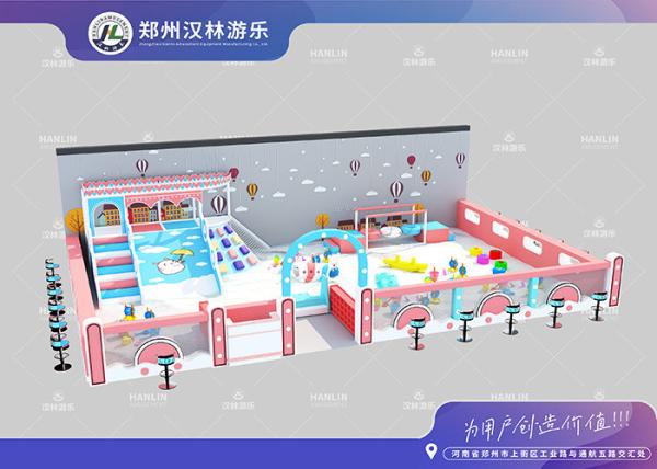 Commercial Colorful Toddler Indoor Play Center Equipment PU PVC Covering