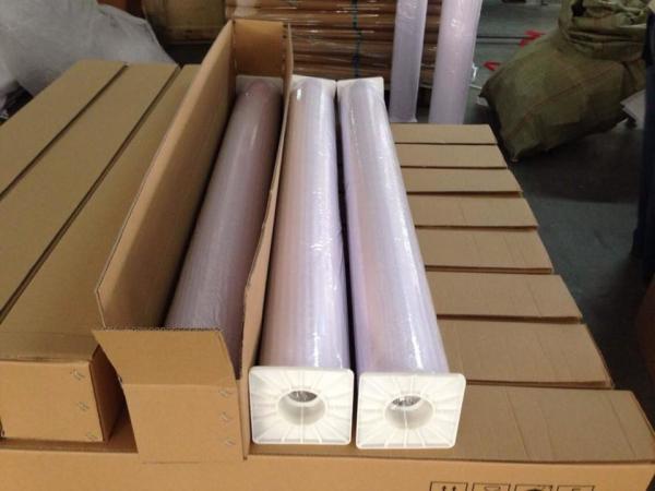 Auto-aderente Rolo de vinil branco PVC adesivo Rolo de adesivo de vinil impresso PVC auto-aderente vinil
