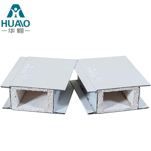 Clean Room Handmade Rock Wool Sandwich Panels With Fire Protection