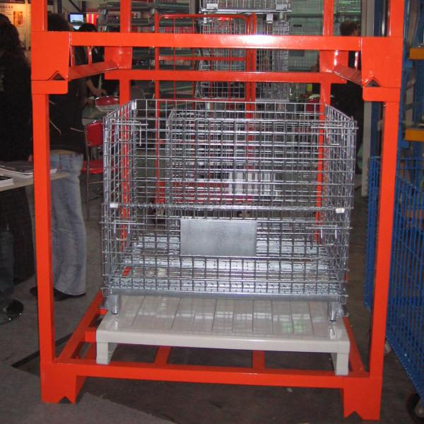 Q235B Steel Stacking Rack Customized Heavy Truck Foldable Storage Racks