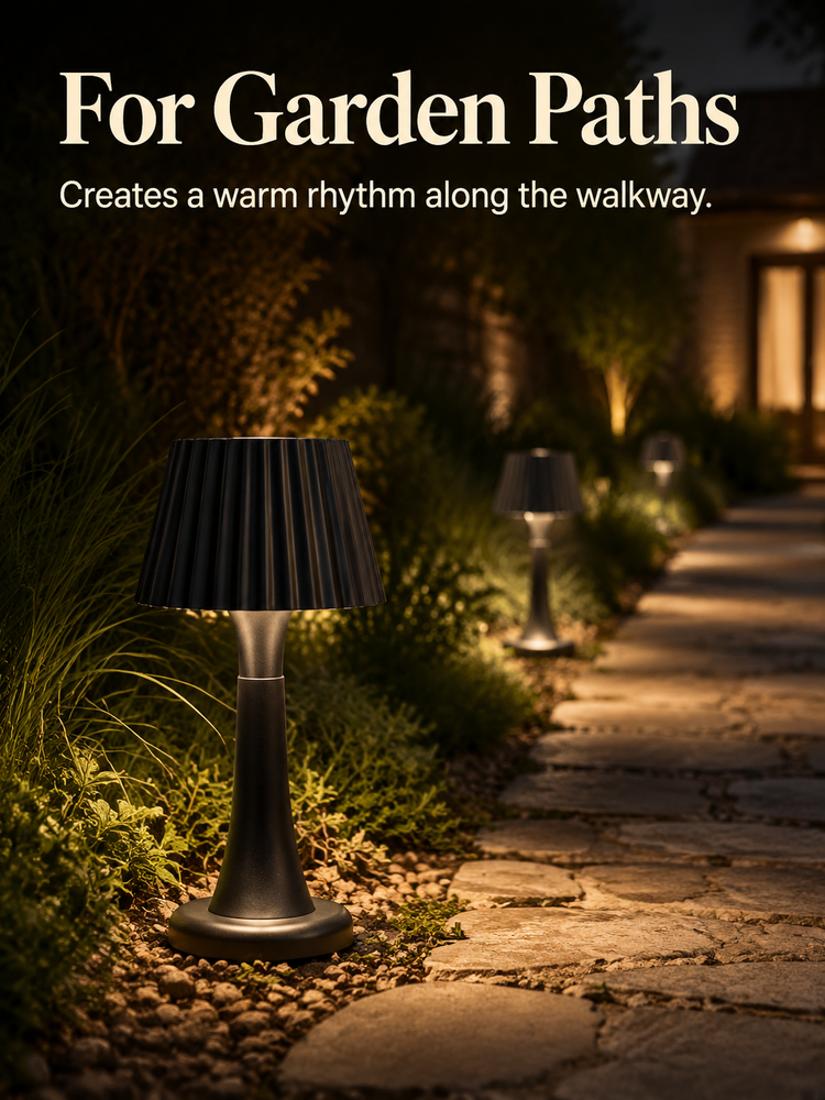 Waterproof Outdoor LED Table Lamp IP65 Garden Path Accent Light for Restaurant Terrace