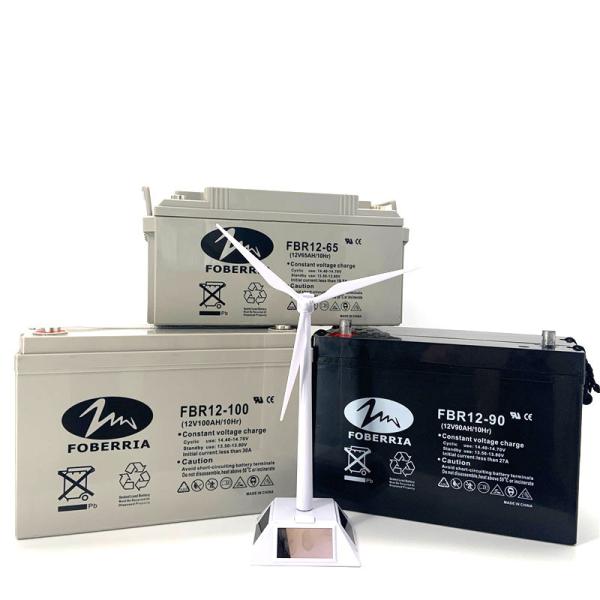 Maintenance Free 12V Solar Lead Acid Battery 65AH To 250AH Long Life Rechargeable