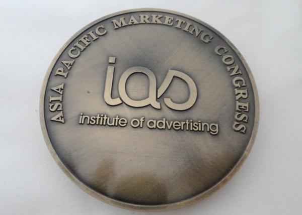 Promotional Gift Antique Gold ASIA Pacific Marketing Big Badge for Souvenir Date, Holiday, Awards