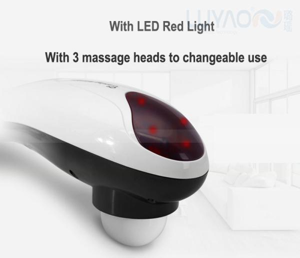 FDA Auditable Handheld Body Massager White Modern Design For Vibration Massage