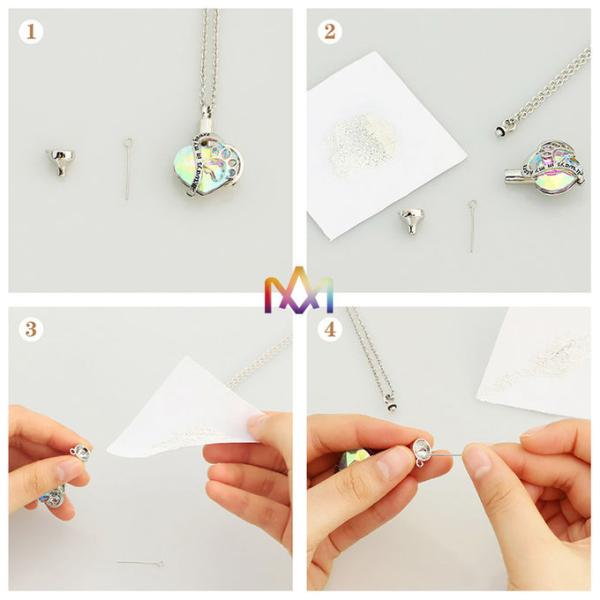 65CM Chain Heart Memorial Keepsake Pendant Engraved Necklace Charms