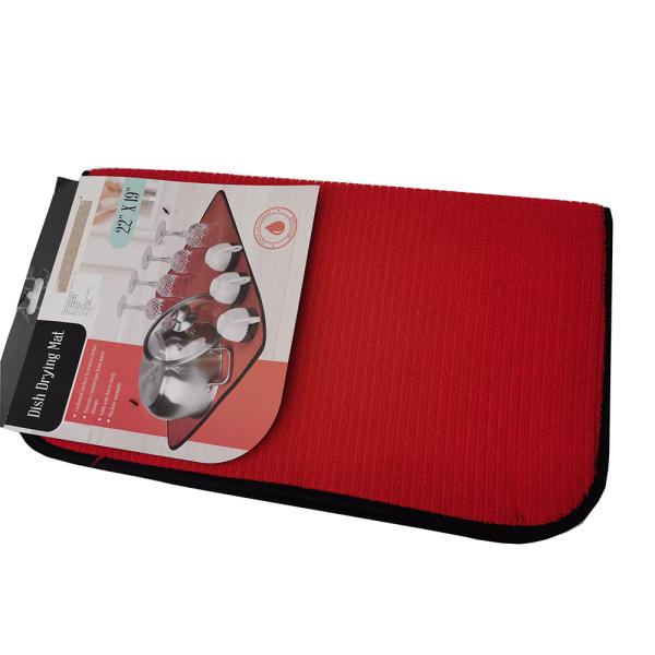 Microfiber Dish Drying Mats For Kitchen Countertop Drying Pads For Dish Absorbent