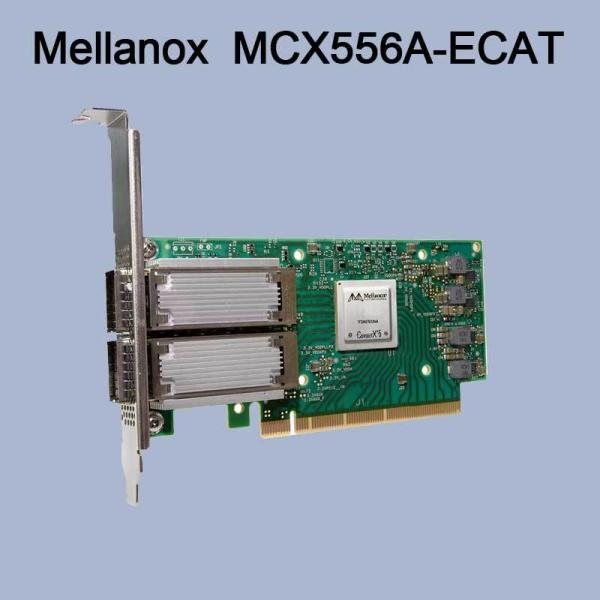 ConnectX-5 VPI Adapter Mellanox Network Card EDR IB 100GbE Dual Port QSFP28 PCIe3.0 MCX556A-ECAT