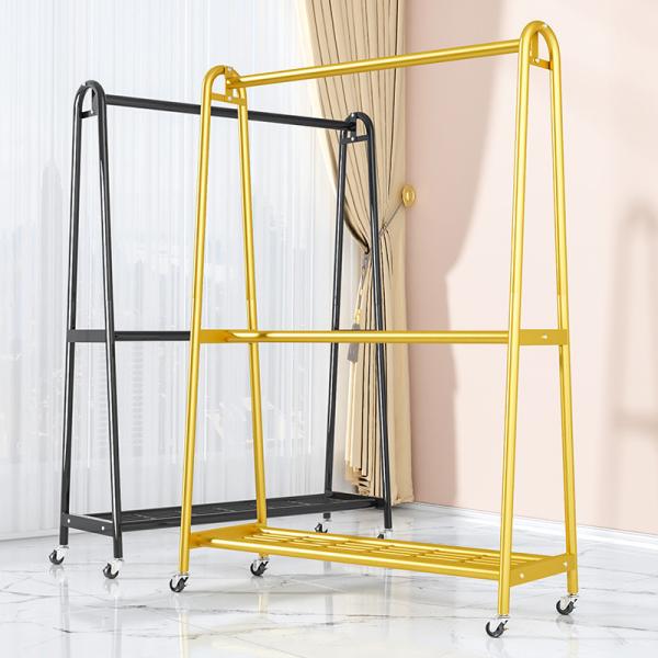 ISO9001 RoHS Approved Finished Goods Wardrobe Metal Coat Rack Free Standing