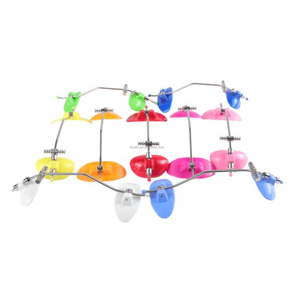 GB15979-2002 Clase II Colorido Ajustable Ortodoncia Dental Capa de cabeza delantera Universal Capa de cabeza de tira inversa Máscara facial