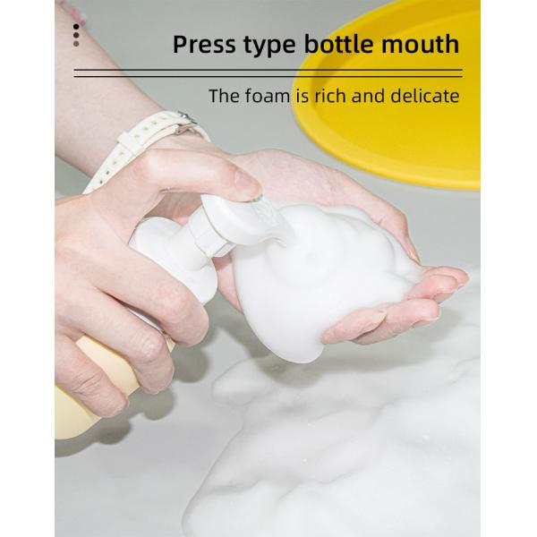 Желтый Hdpe Pp пенится мыло младенца бутылки насоса моя косметический упаковывая контейнер 200ml