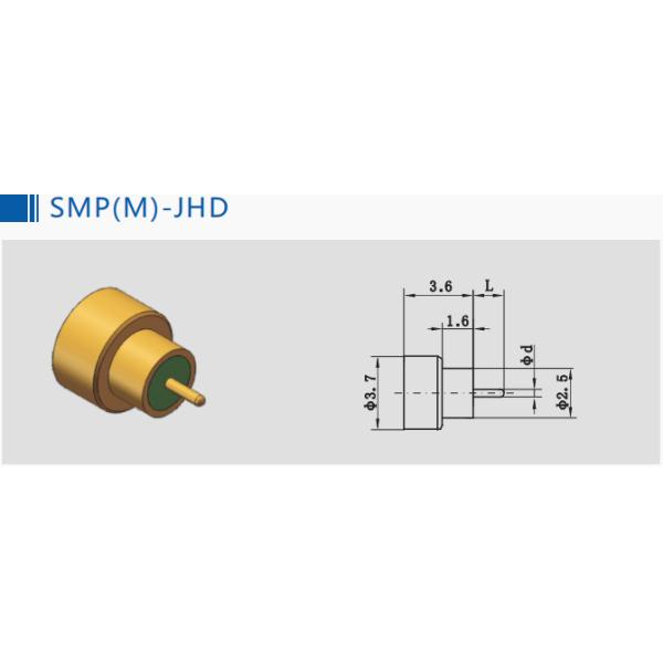 Соединители Pin прямой микрополосковой линии соединителя SMP RF мужчины перегородки герметичные