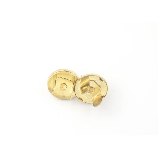 Decorative Metal Bag Magnetic Button 18mm Diameter Light Gold Fashion Design