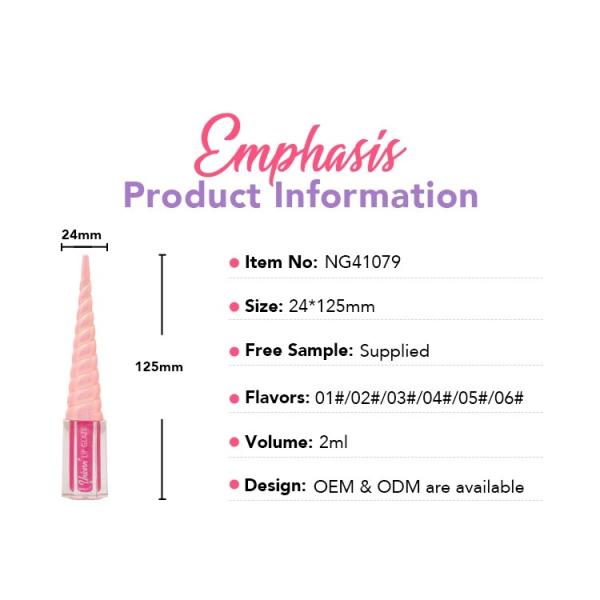 Multi Colors Cute Lip Gloss Essence Clear Lip Gloss BSCI  ISO22716 Certified