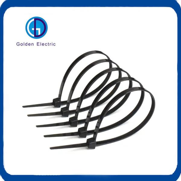Customized White Self Locking Cable Tie PA66 With RoHS Certification