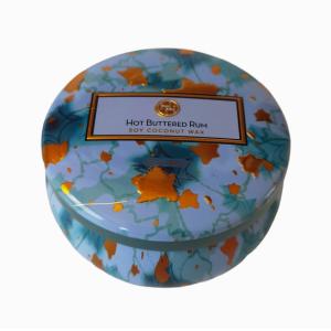 Bougeoir sans couture rond en vrac 80x54 millimètre de Tin Can Metal Tin Can de bougie