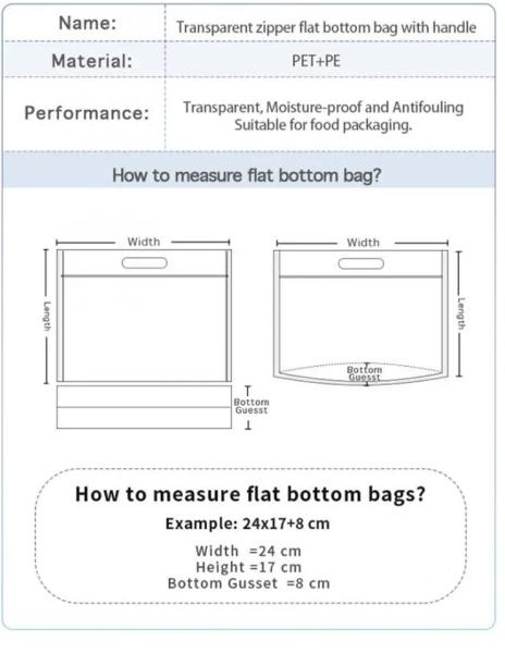 zipper bags for take away food package, Microwave safe deep frozen plastic packaging bags for fried chicken packaging