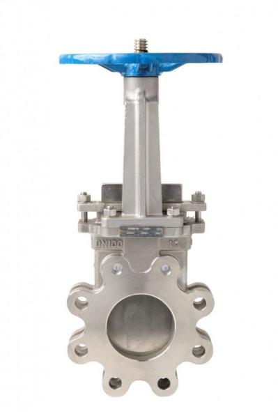 Válvula de porta de aço inoxidável 4 da faca de 316 manuais extremidade da flange PN10