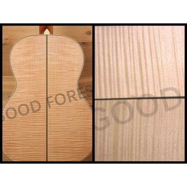 Естественная облицовка 0.3mm до 0.5mm волнистой древесины явора для межкомнатных дверей