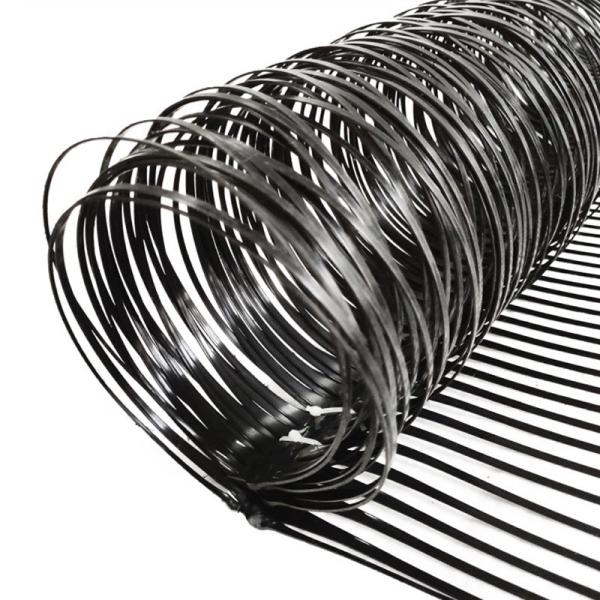 Geotextile Geogrid HDPE одноосный для подпорной стенки 90KN