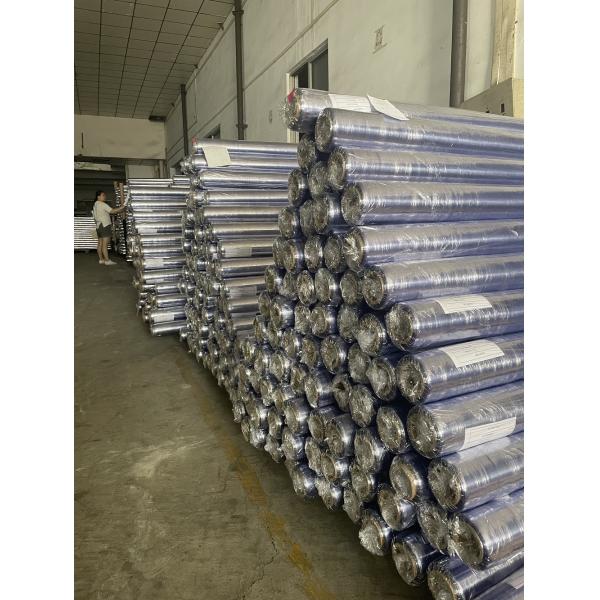 Moisture Proof PVC Film Roll Transparent Soft Blue Plastic Film For Agriculture