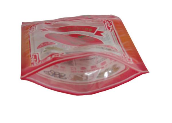 Customized k Poly Stand Up Pouches Square Corner With Bopp Lamination