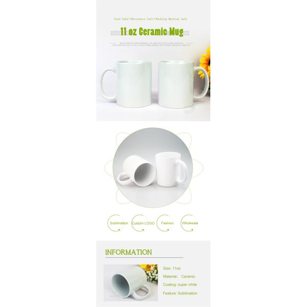 11oz  White Mug Bottle