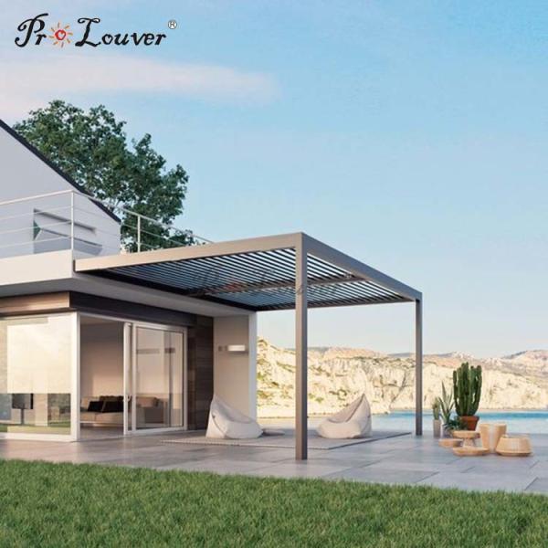 Waterproof Louver, Motorised Aluminum Roof Louver, Pergola Roof