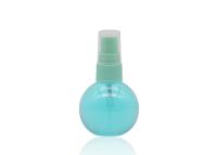 Garrafa fina 30ml Crystal Green Color vazio do pulverizador da névoa da forma da bola