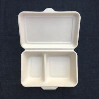 bambú Calmshell Bento Kids de la fiambrera del compartimiento de 450ml 600ml 2
