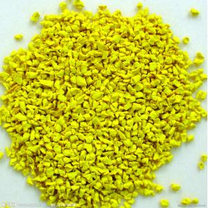 Eco Friendly EPDM Rubber Granule Orange EPDM Color Granules Customized