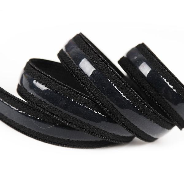 Eco-Friendly Nylon Coated Anti Slip Band Silicone Elastic Webbing For Underwear Accessories Shoulder Tape Elastic Band Trim