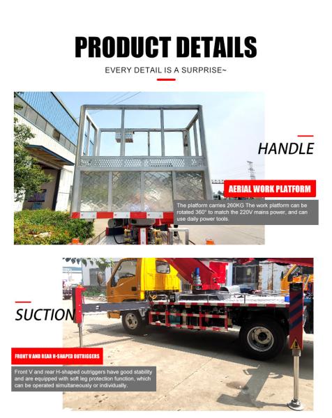 JAC Diesel Telescópico Boom Bucket Truck 22m Overhead working truck Euro 5