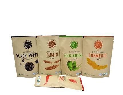 100g 250g 500g matt black stand up coffee bag with valve custom printing block bottom kraft coffee bag wholesale