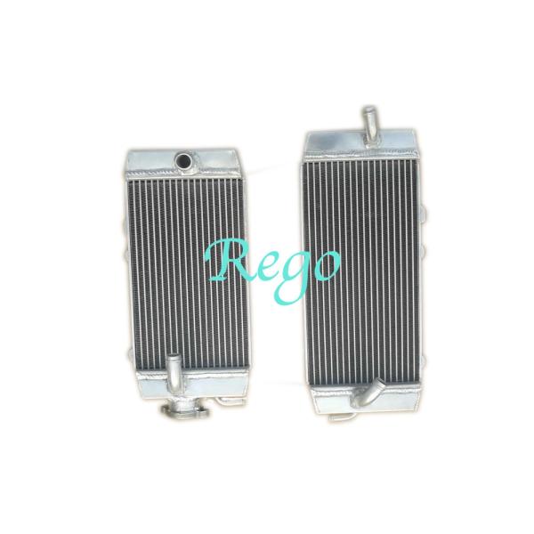 Curved Aluminum Custom Motorcycle Radiator For KAWASAKI KX250F KXF250 2009-2010