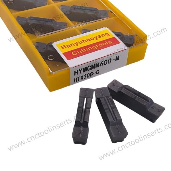 Plaquettes de tournage CNC Wc-Co Revêtement PVD HYMGMN600-M HTX308-G Acier et acier inoxydable